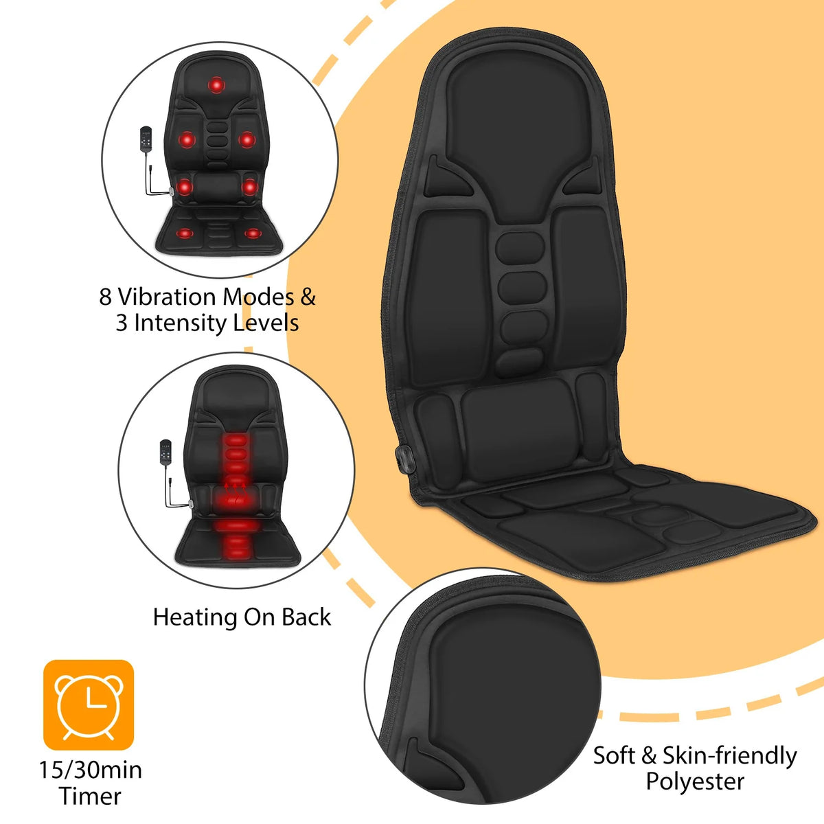 Electric Back Massager Cushion