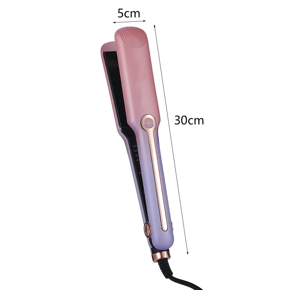 Hair Straightener Curler 3In1 Salon Styling Flat Iron