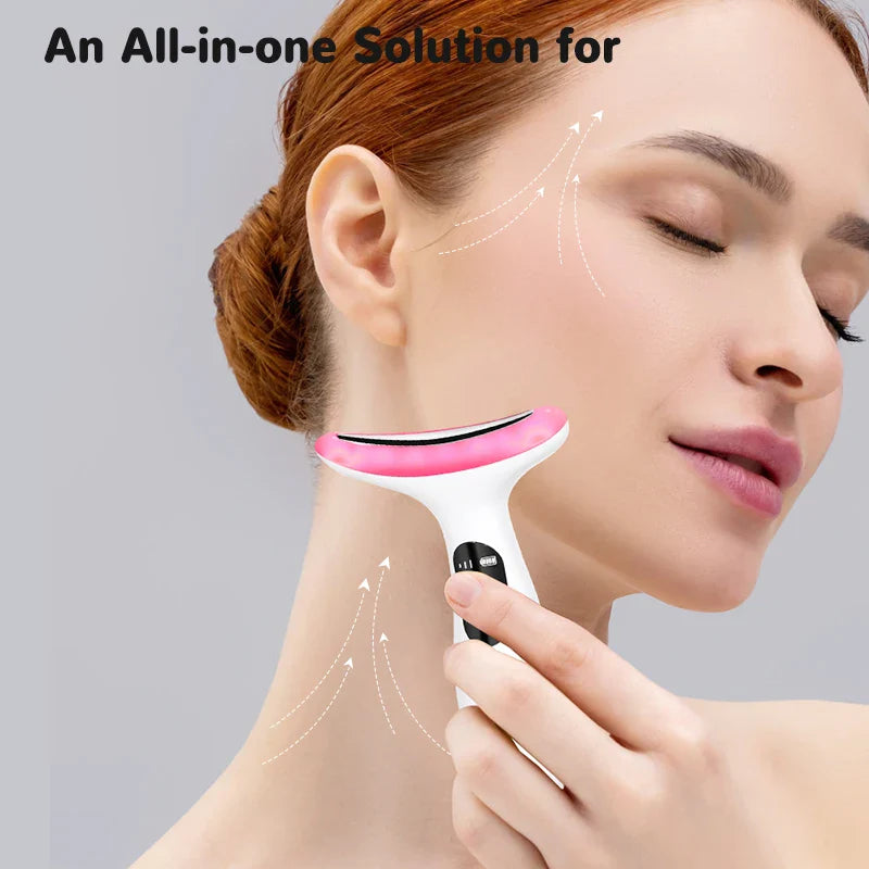 7Color Neck Face Massager for Skin Care