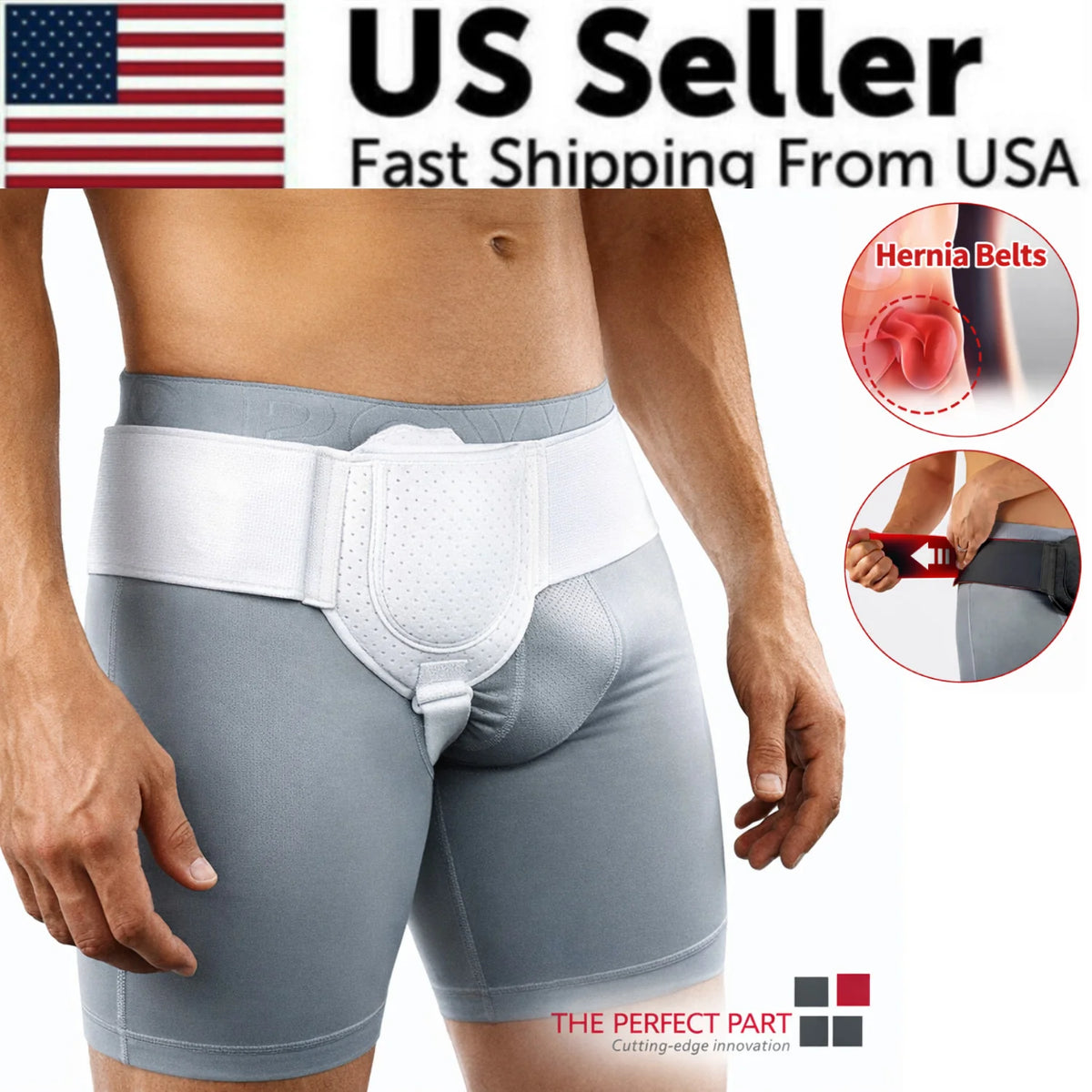 Inguinal Hernia Belt Men Post Surgery Support