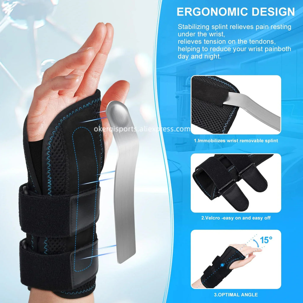 Thin Mesh Wrist Wraps Support