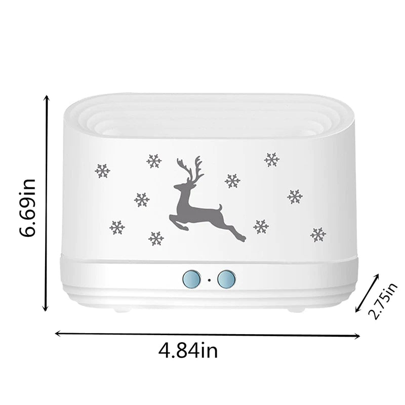 Elk Flame Humidifier Lamp Home Decorations