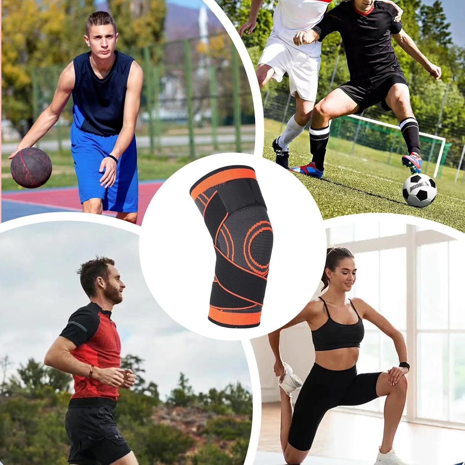 Knee Support Wrap for Meniscus Protection