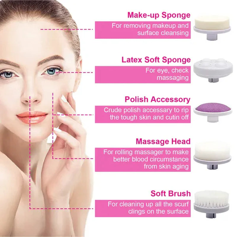 Waterproof Facial Cleansing Brush