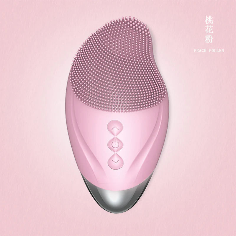 Wireless Electric Ultrasonic Silicone Facial Cleanser
