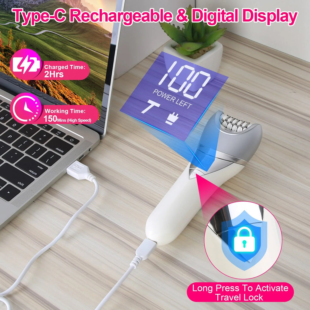7 in 1 Electric Razor for Women Hair Removal