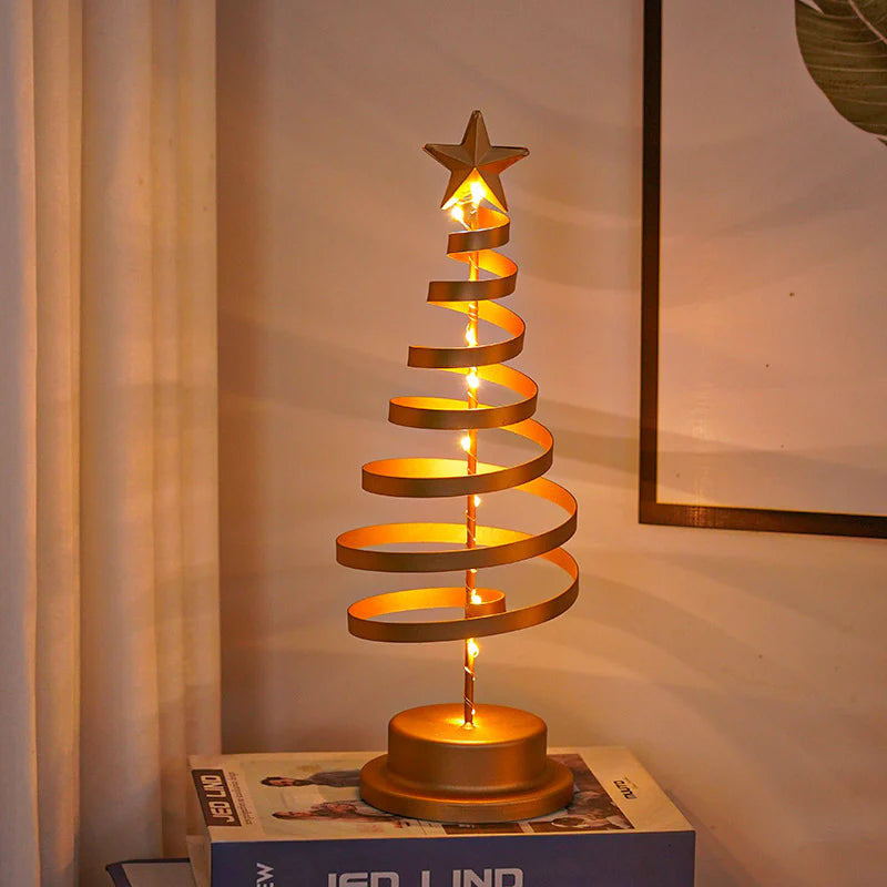 “LED Spiral Christmas Tree Lamp