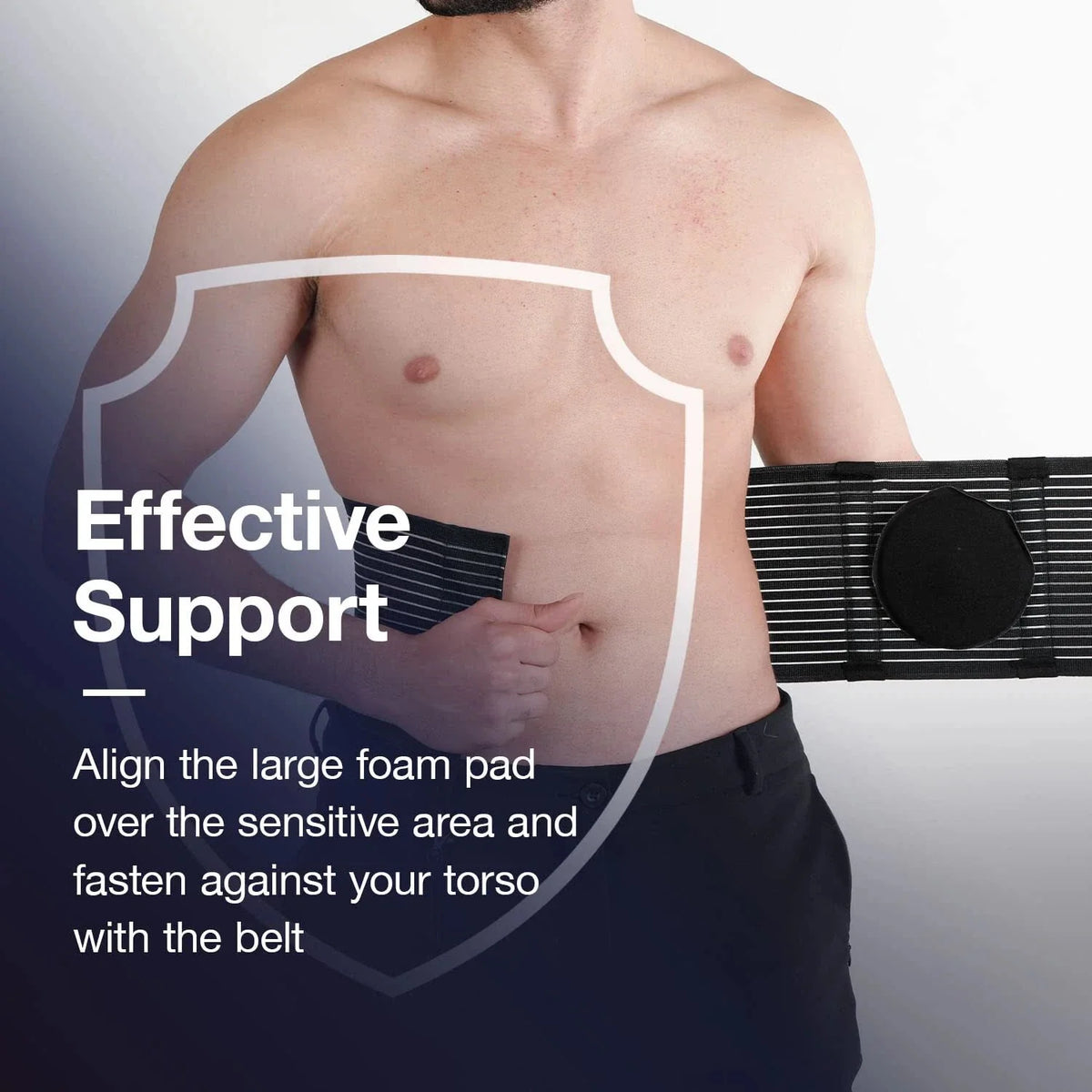 Umbilical Hernia Belt for Men and Women Abdominal Support