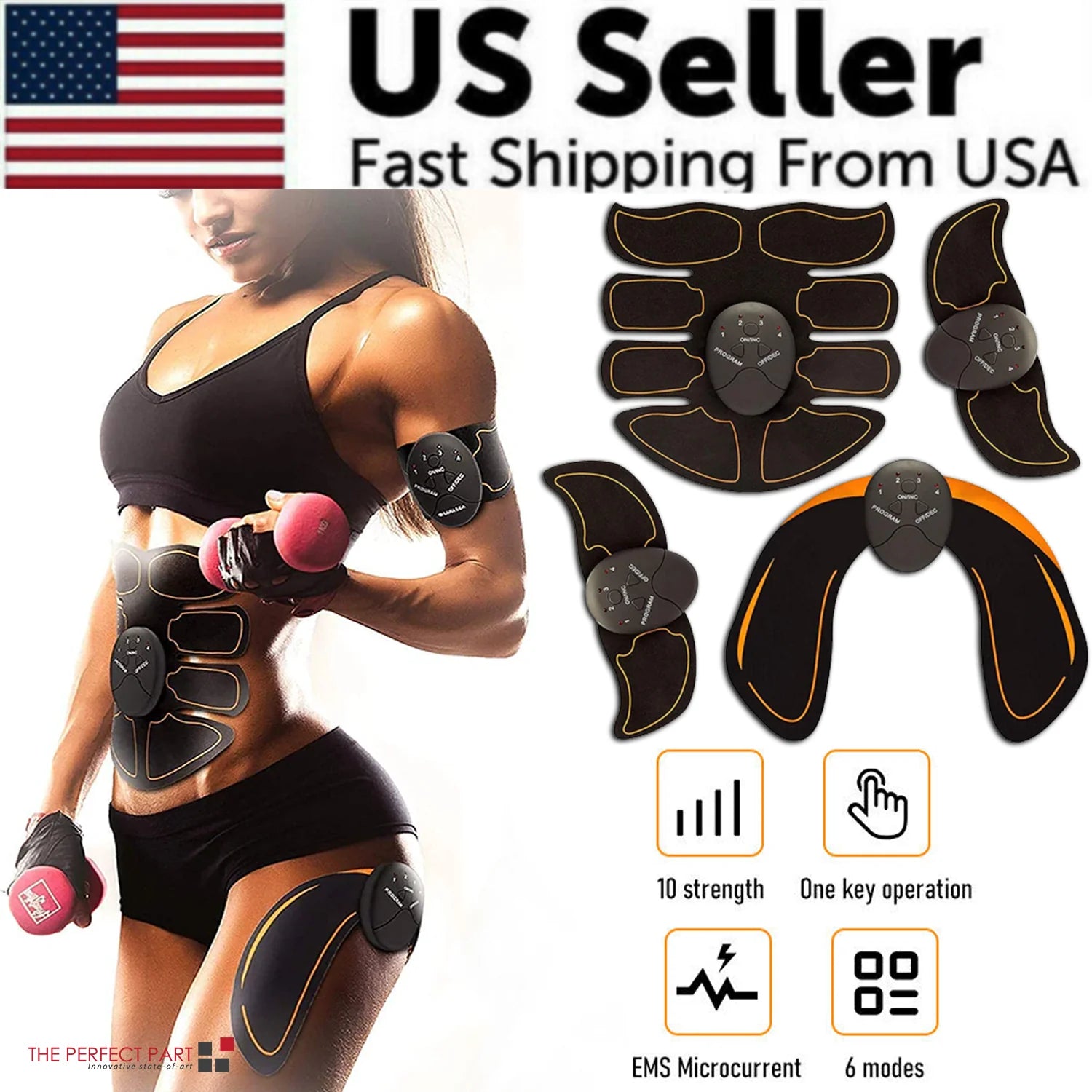 Abdominal Muscle Toning Trainer ABS Stimulator