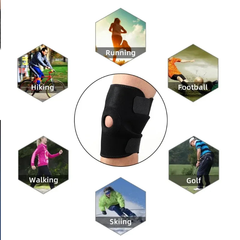 1Pc Adjustable Knee Brace for Pain Relief