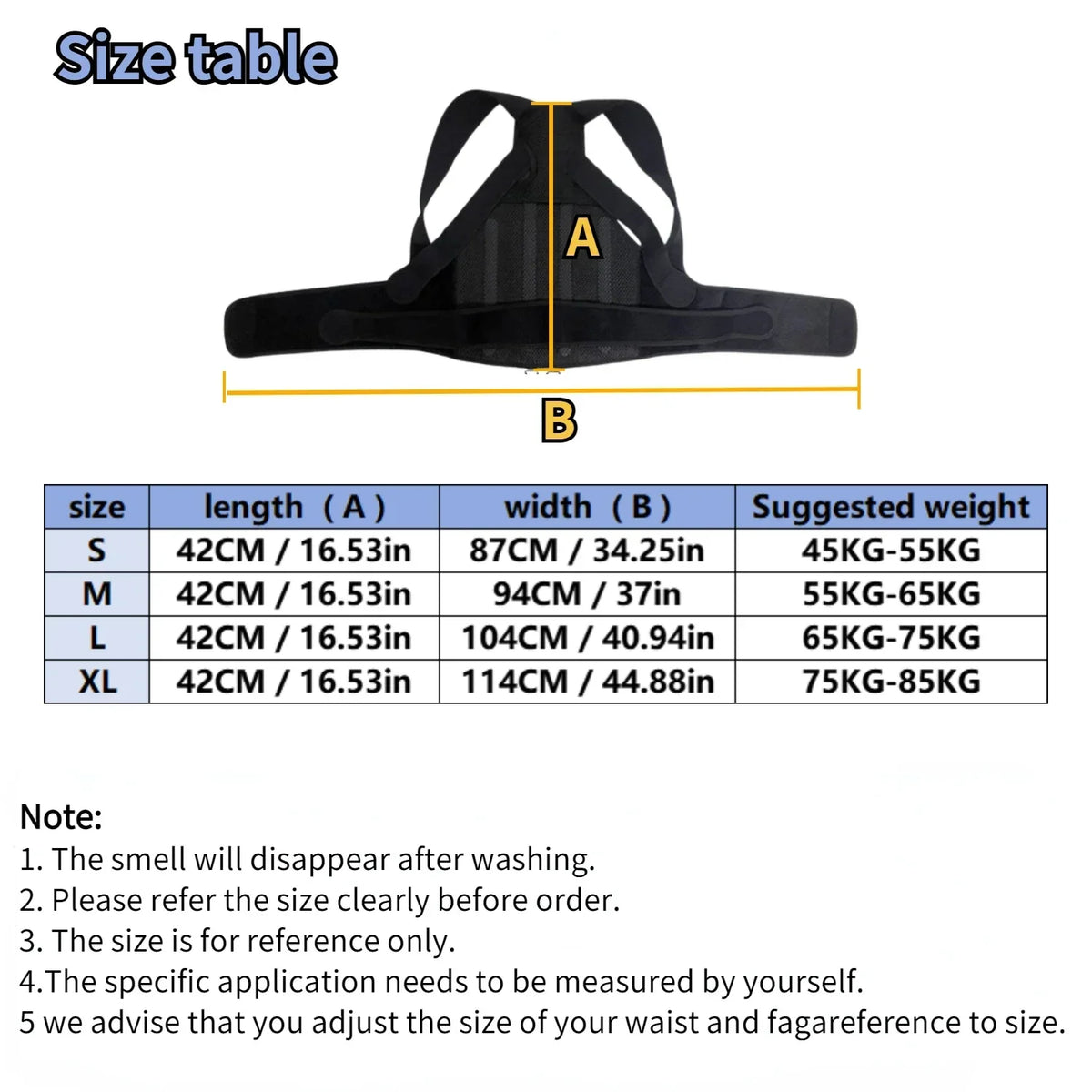 Posture & Back Support Corrector for Women and Men