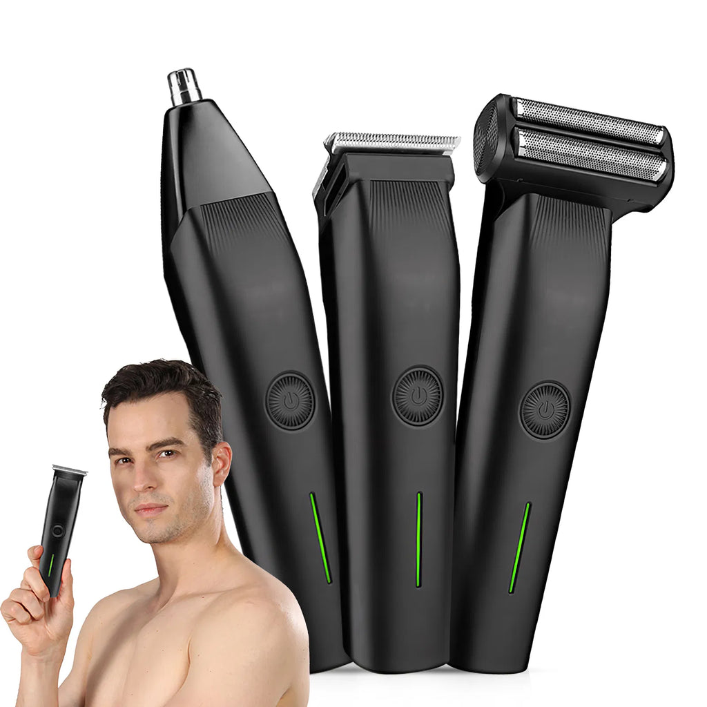 3 in 1 Beard Trimmer, Hair Clippers and Men's Grooming Kit