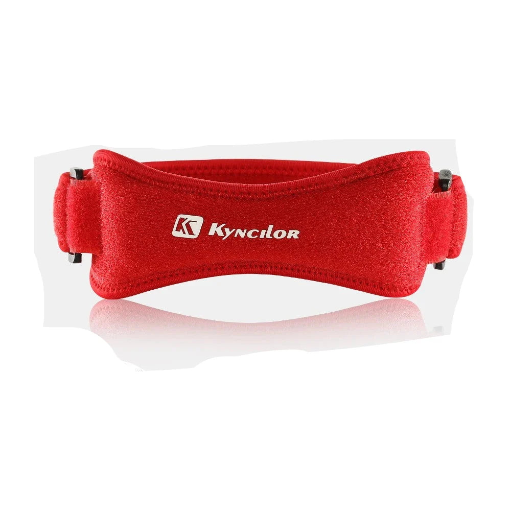 Red Silicone Patellar Tendon Support Strap