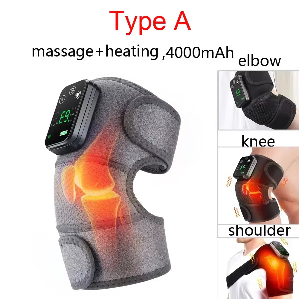 Electric Heated 3 in 1 Knee Massager Pain Relief