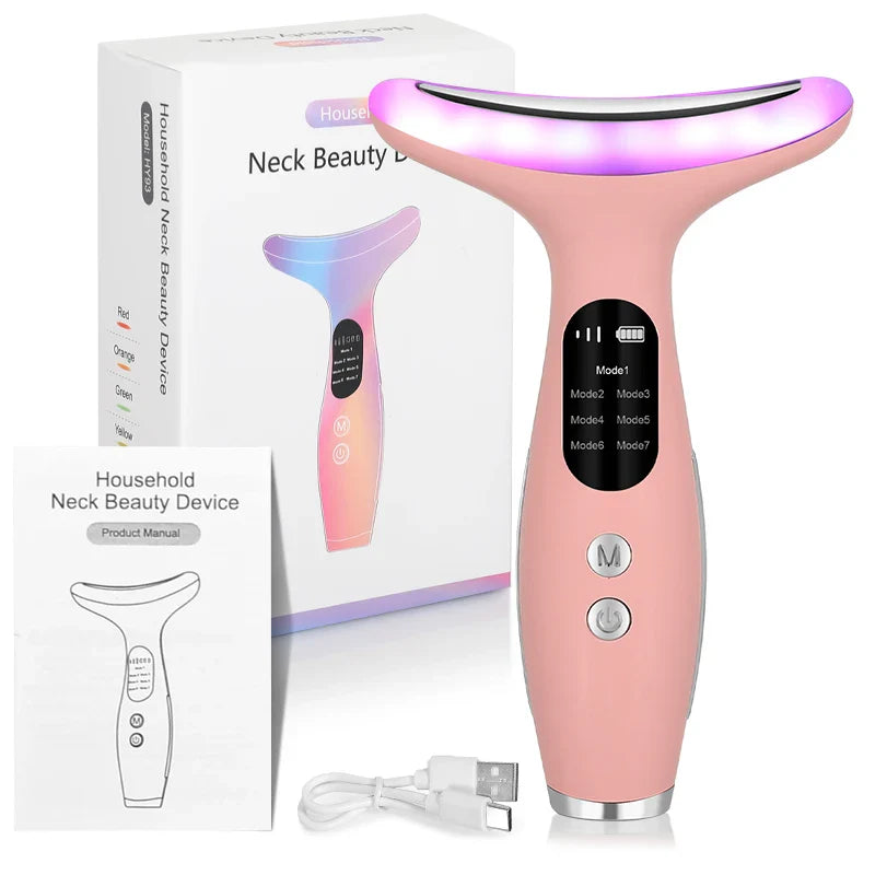 7Color Neck Face Massager for Skin Care