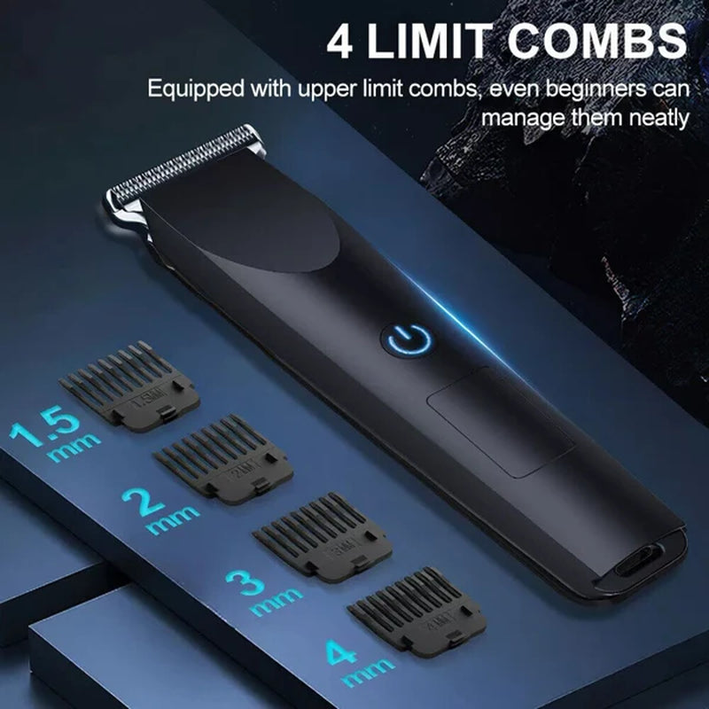 Men Pro Electric Hair Clippers & Beard Trimmer