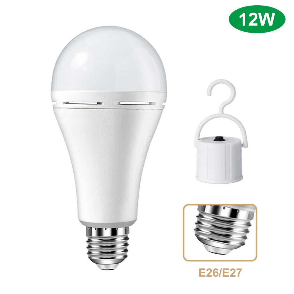 R70 LED Fast Charging Built-In Battery Emergency Light Lighting Bulb, Power -12W - Not Shipped on Weekends