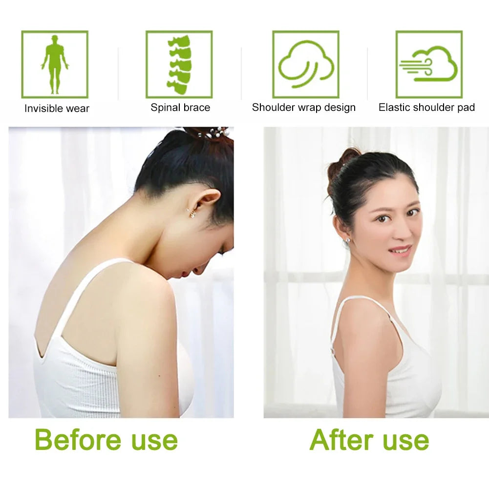 White Posture Corrector for Men and Women