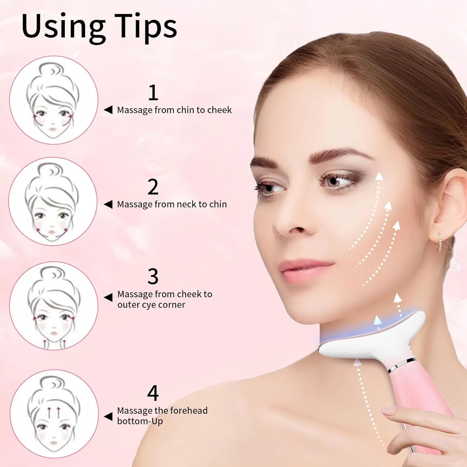Neck & Face Massager Skin Care Tool 3-In-1