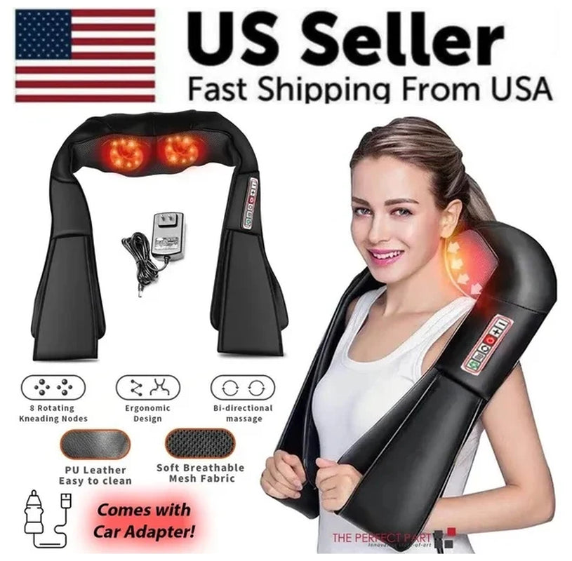 Heated Back Neck and Shoulder Massager