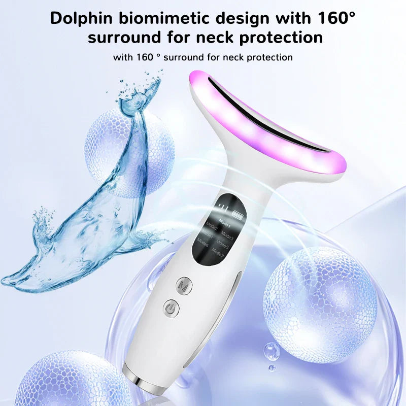 7Color Neck Face Massager for Skin Care