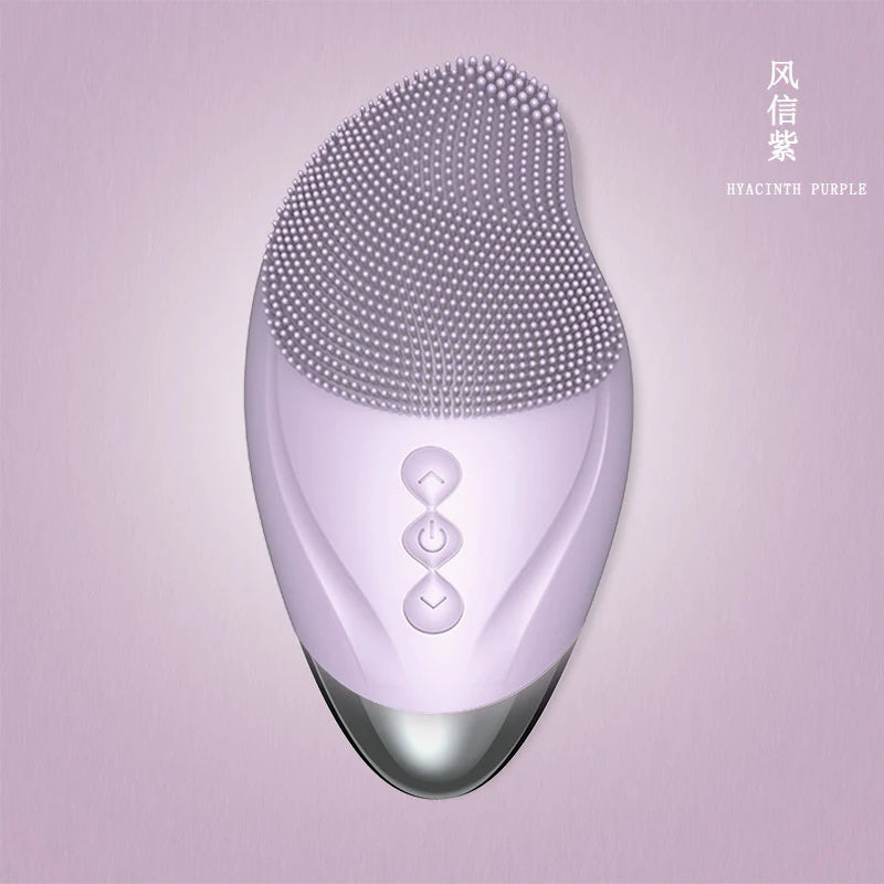 Wireless Electric Ultrasonic Silicone Facial Cleanser