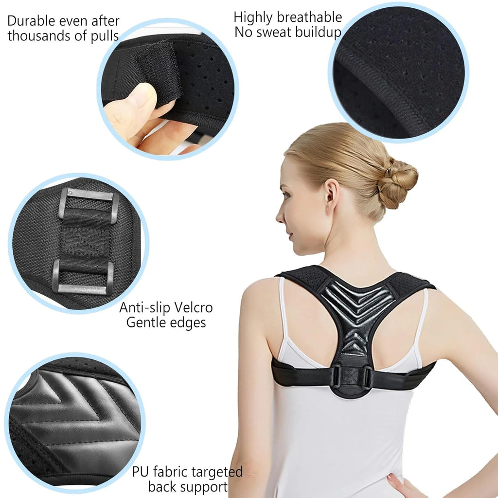 Posture Corrector Adjustable Back Brace for Women and Men