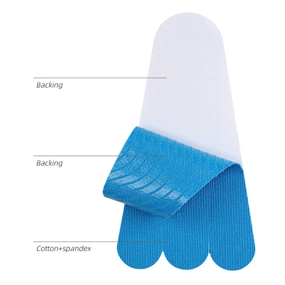 Black Waterproof Precut Kinesiology Tape