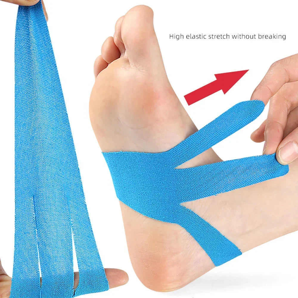 Black Waterproof Precut Kinesiology Tape
