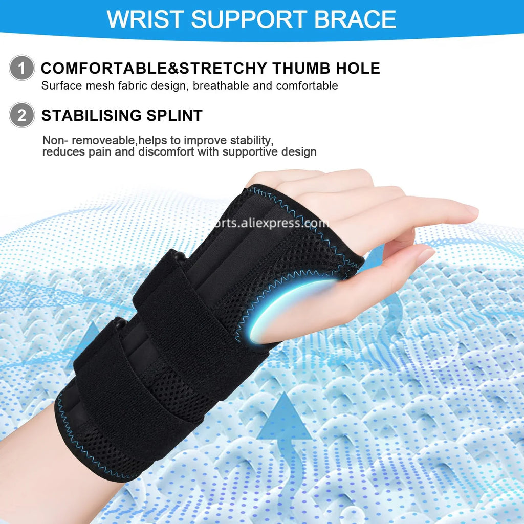 Thin Mesh Wrist Wraps Support