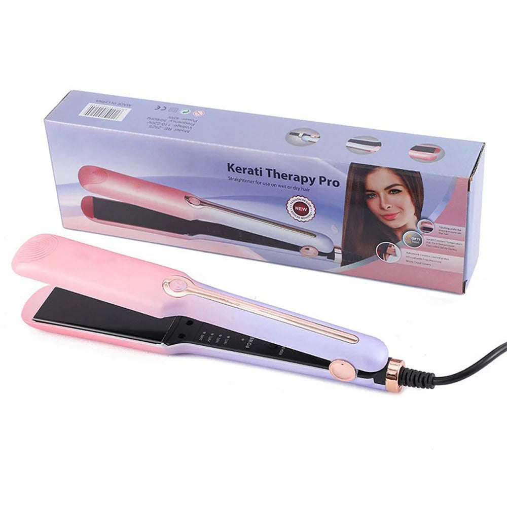 Hair Straightener Curler 3In1 Salon Styling Flat Iron