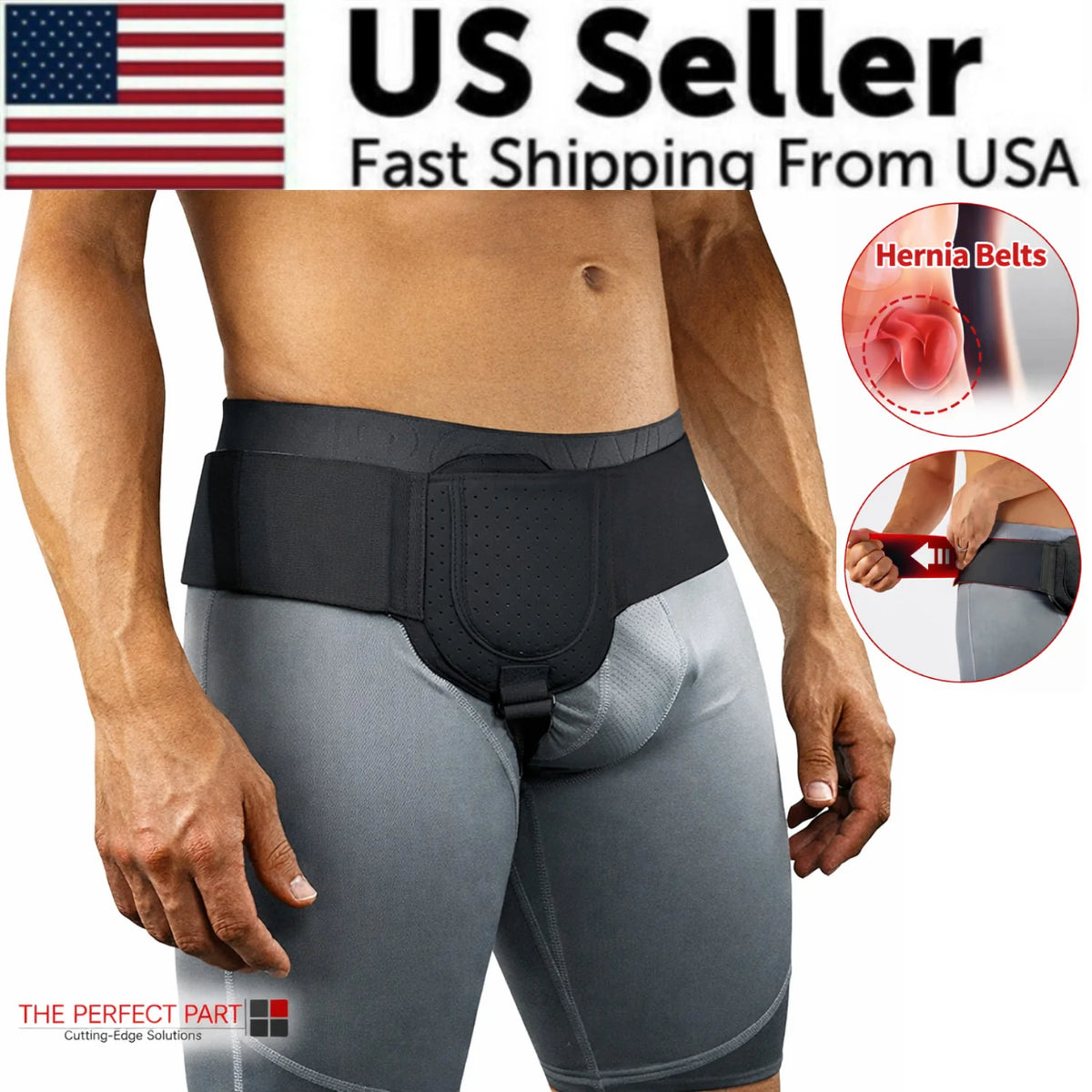 Inguinal Hernia Belt Men Post Surgery Support