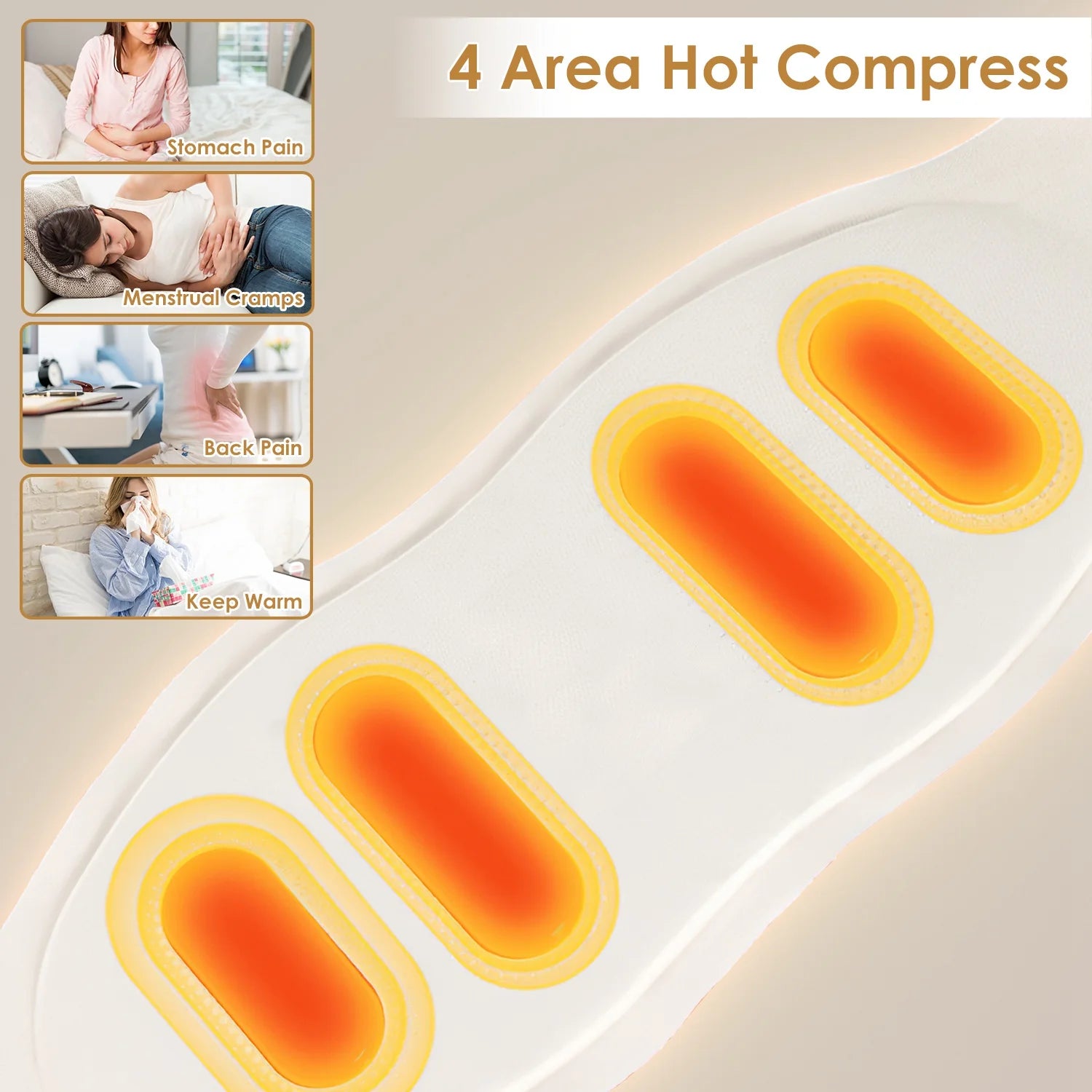 Cordless Heating Pad with Remote