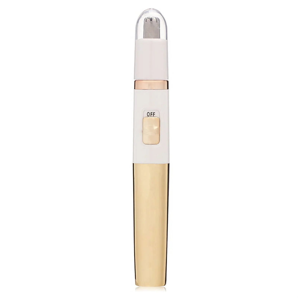 Women'S Nose Hair Trimmer, Battery Powered, Golden