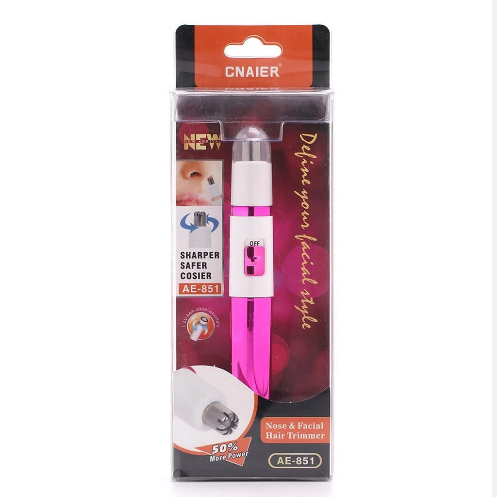 Women'S Nose Hair Trimmer, Battery Powered, Golden