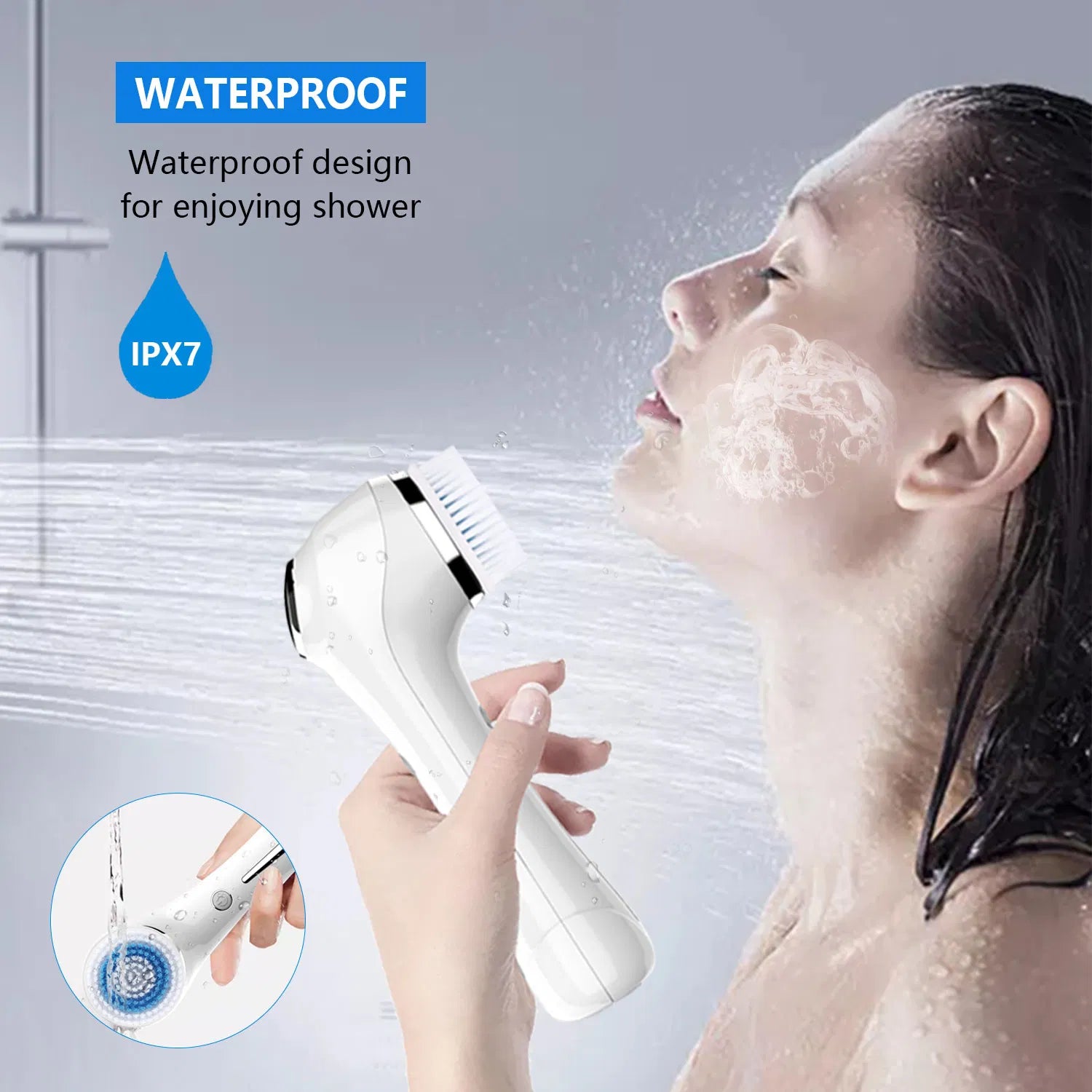 IPX7 Facial Cleansing Brush