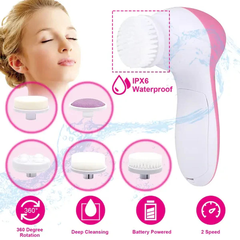 Waterproof Facial Cleansing Brush
