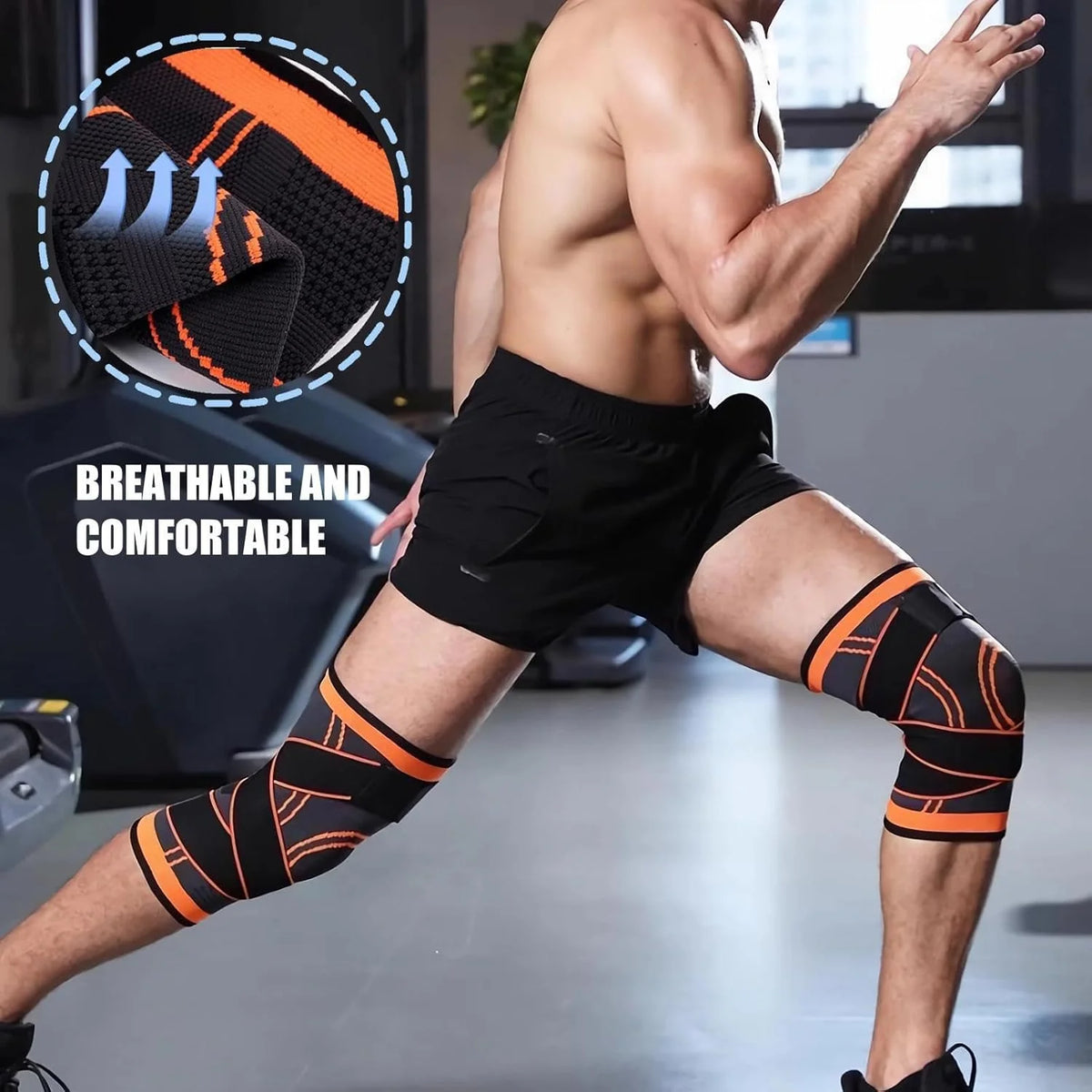 Knee Support Wrap for Meniscus Protection