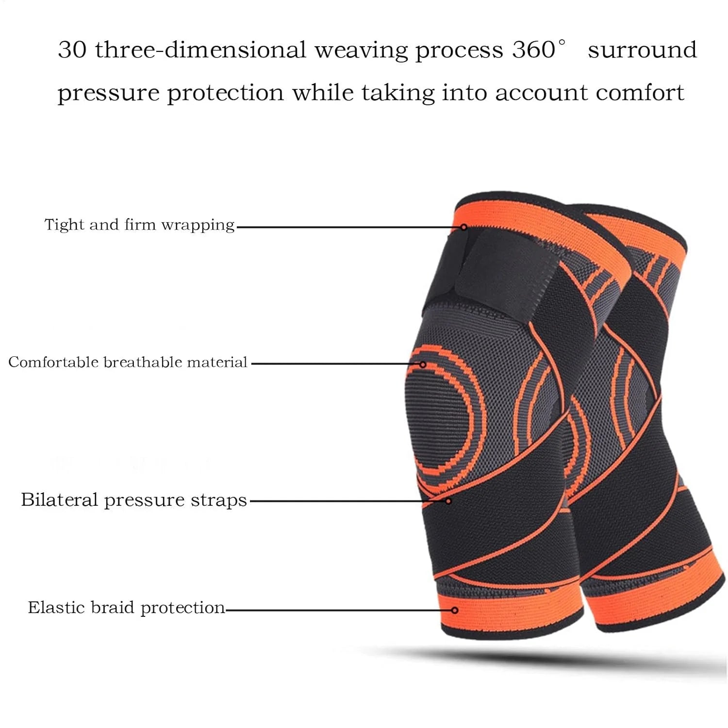 Knee Support Wrap for Meniscus Protection