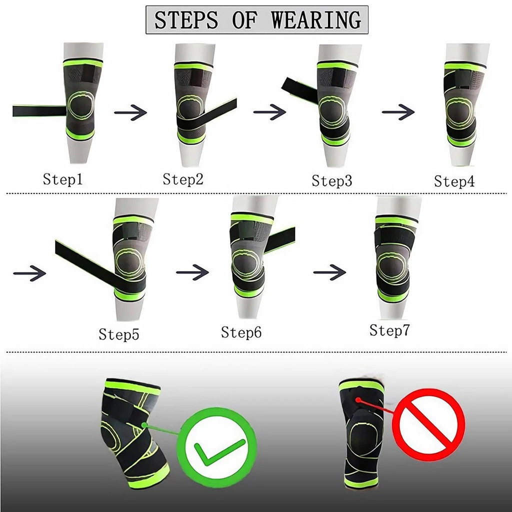 Knee Support Wrap for Meniscus Protection