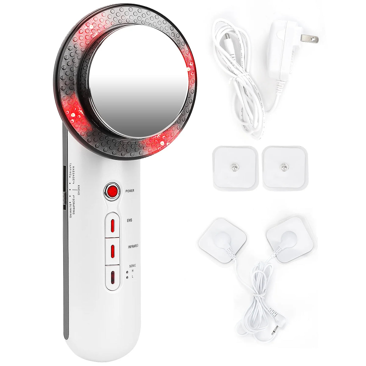 Ultrasonic Body Shaping Machine 3 in 1 Multifunctional EMS Infrared Massager