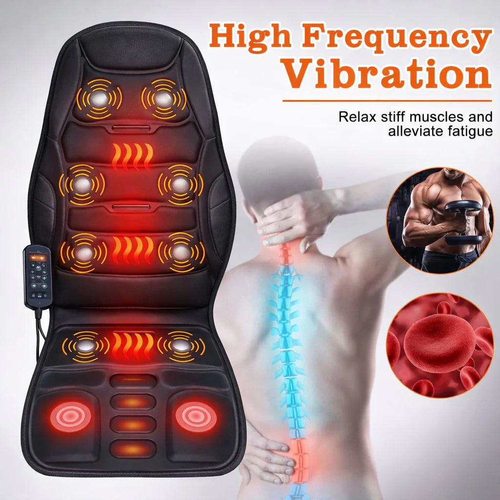 Heated Massage Seat Cushion for Home Office