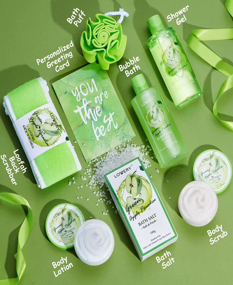 9-Pc. Green Apple Paradise Body Care Gift Set
