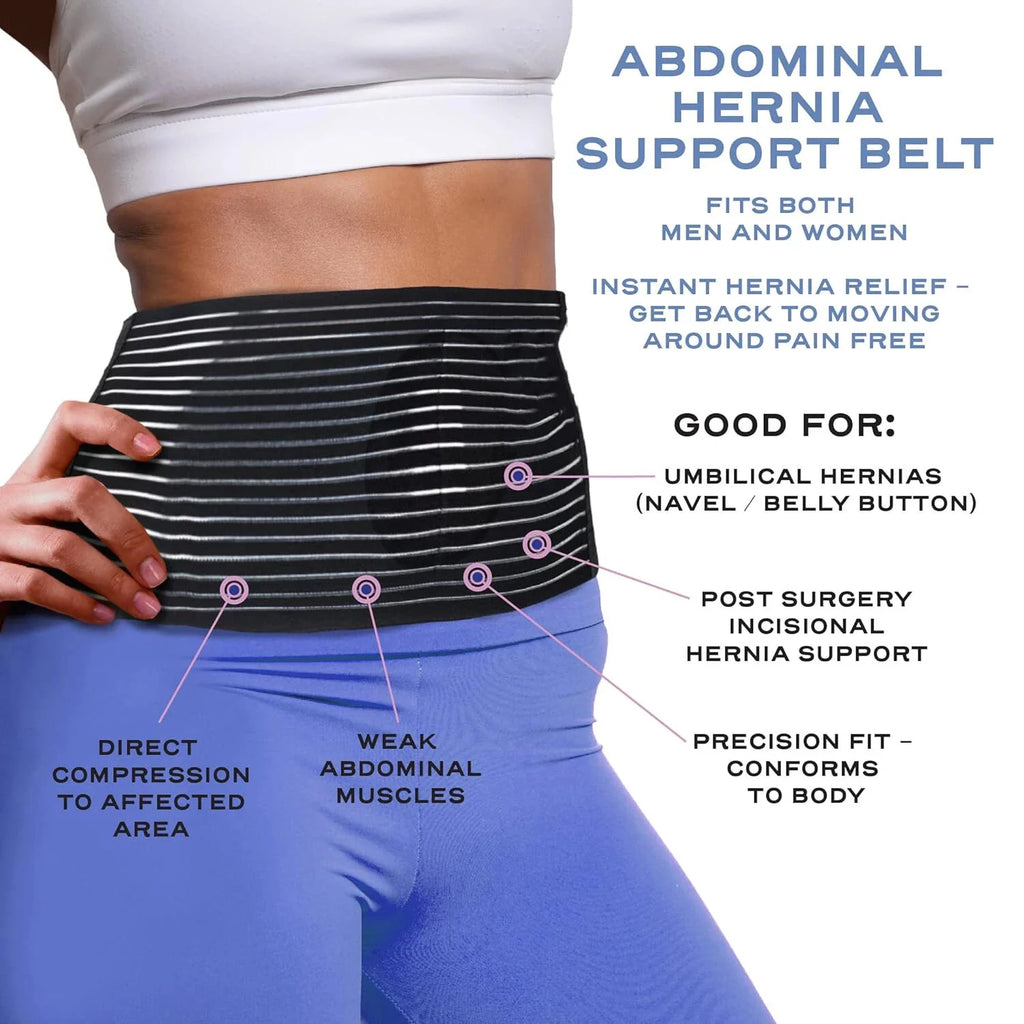 Umbilical Hernia Belt for Men and Women Abdominal Support