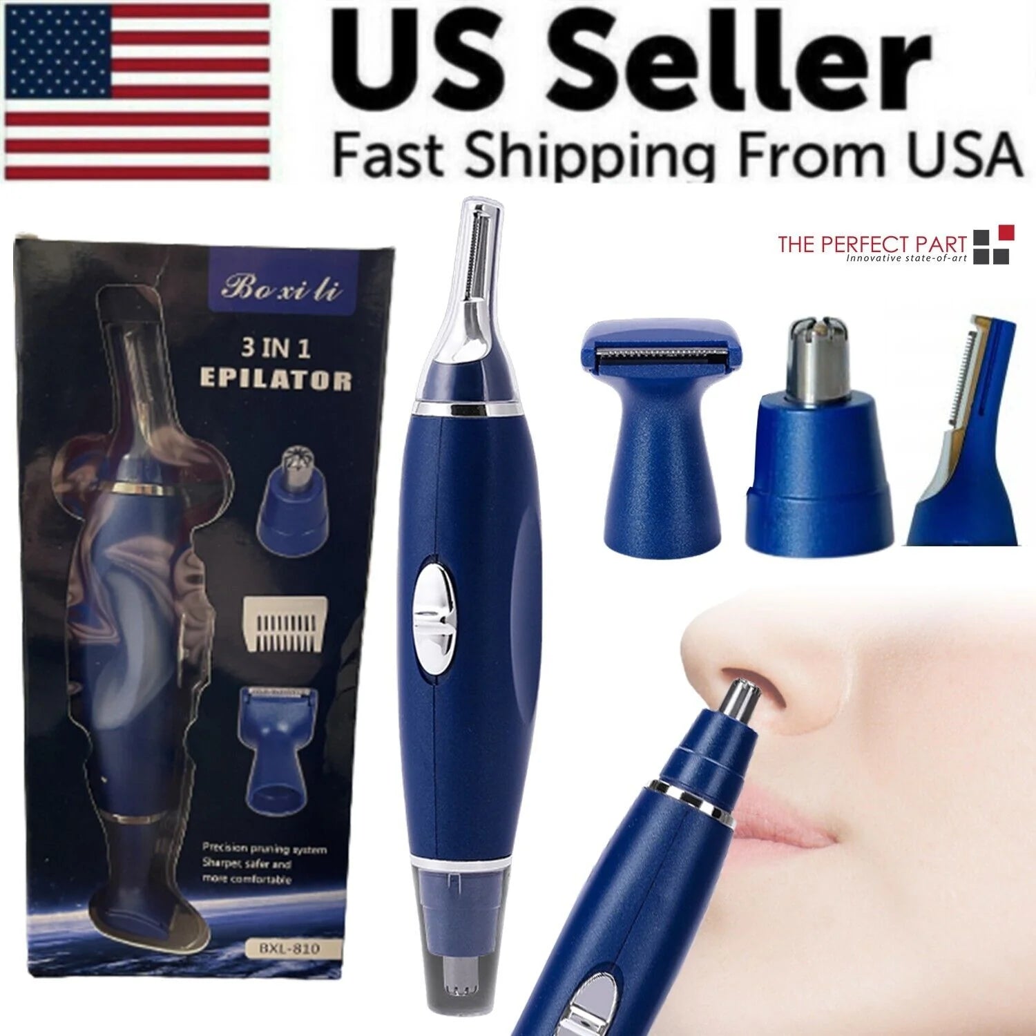 Electric Ear Beard Nose Hair Trimmer