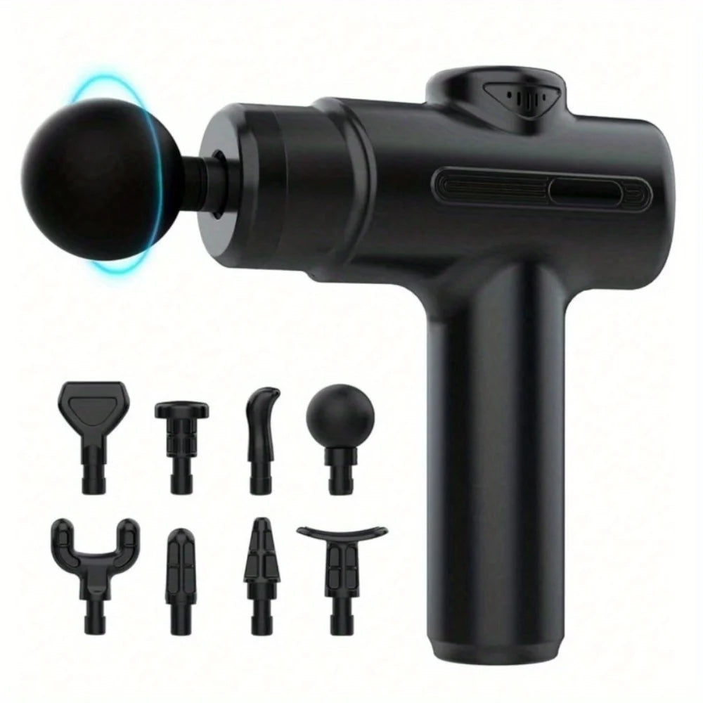 Deep Tissue Massage Gun with 8 Massage Heads