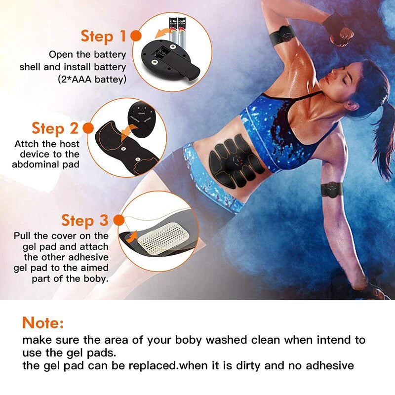 Abdominal Muscle Toning Trainer ABS Stimulator