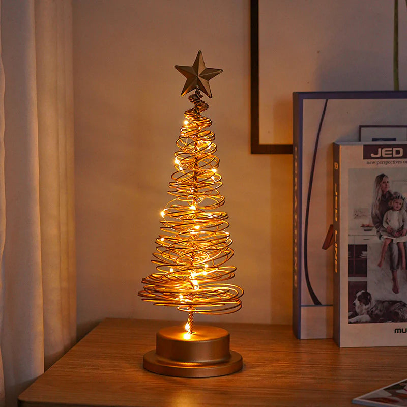 “LED Spiral Christmas Tree Lamp