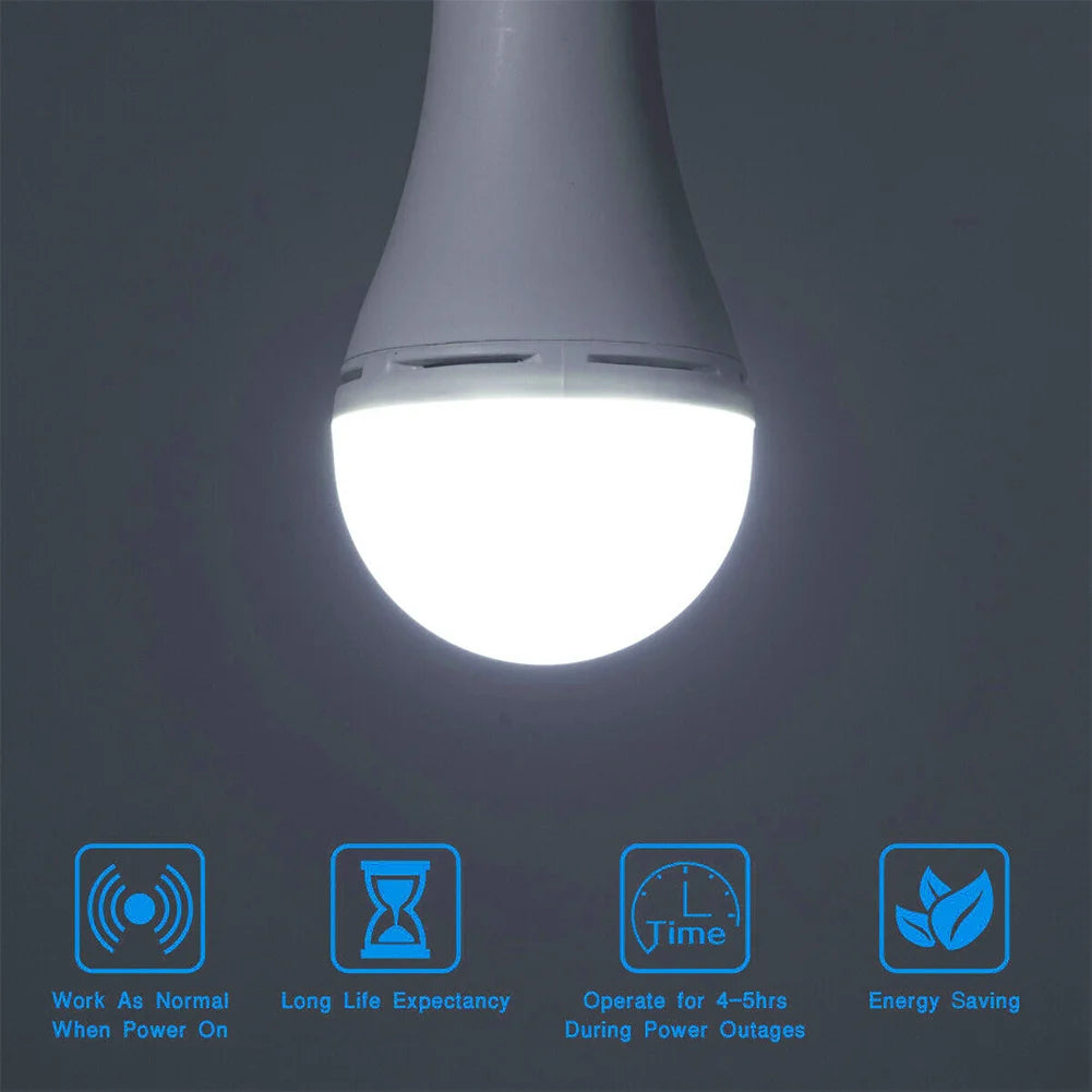 R70 LED Fast Charging Built-In Battery Emergency Light Lighting Bulb, Power -12W - Not Shipped on Weekends
