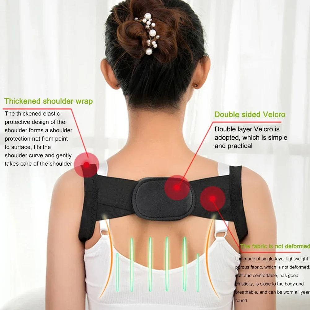 White Posture Corrector for Men and Women